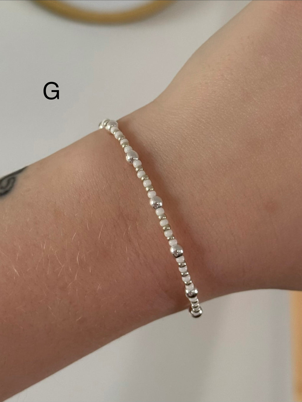 Classic bracelet stack in silver