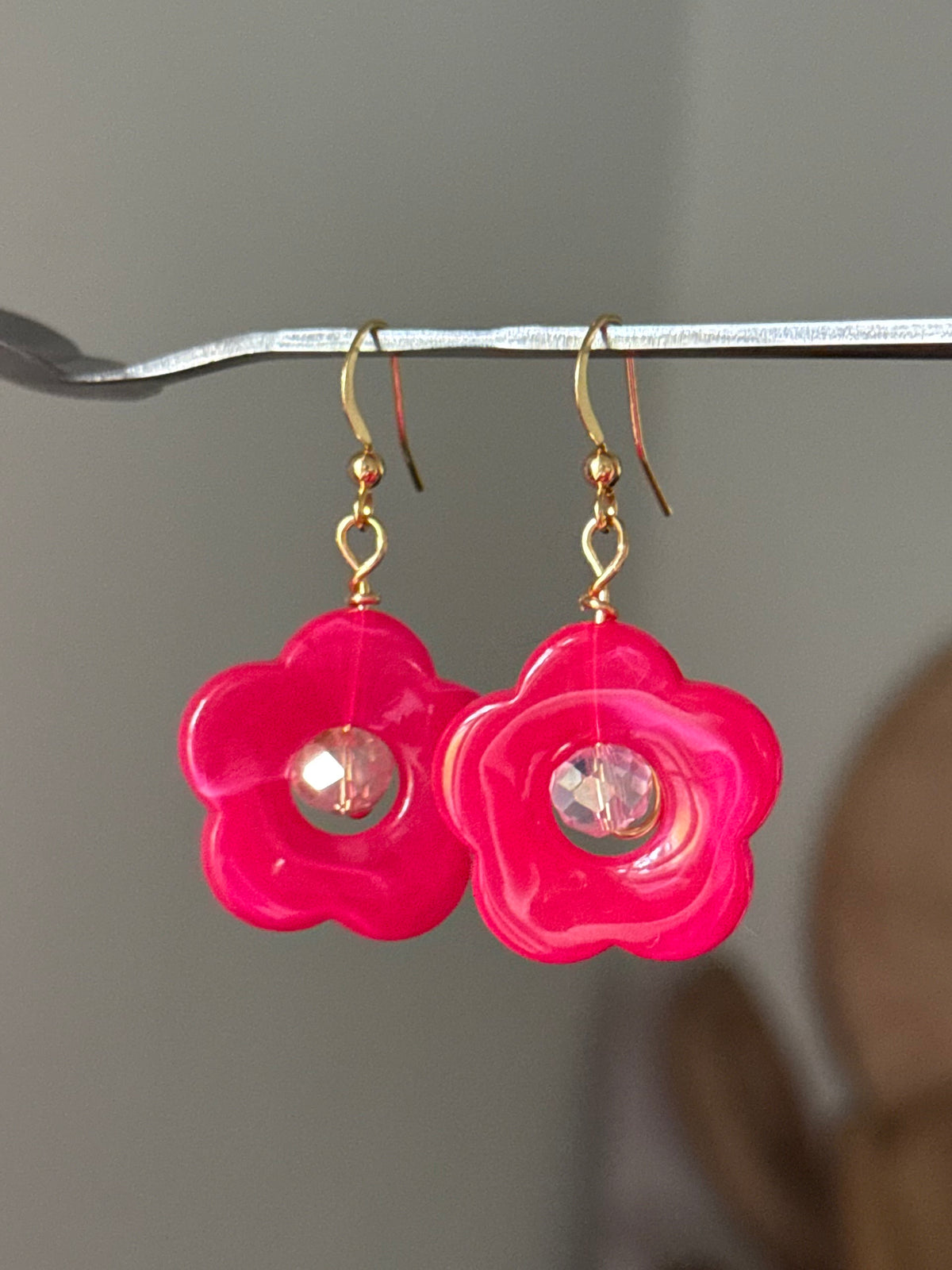 Pink Hazel earrings