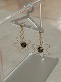 Jasmine earrings with Tigers eye
