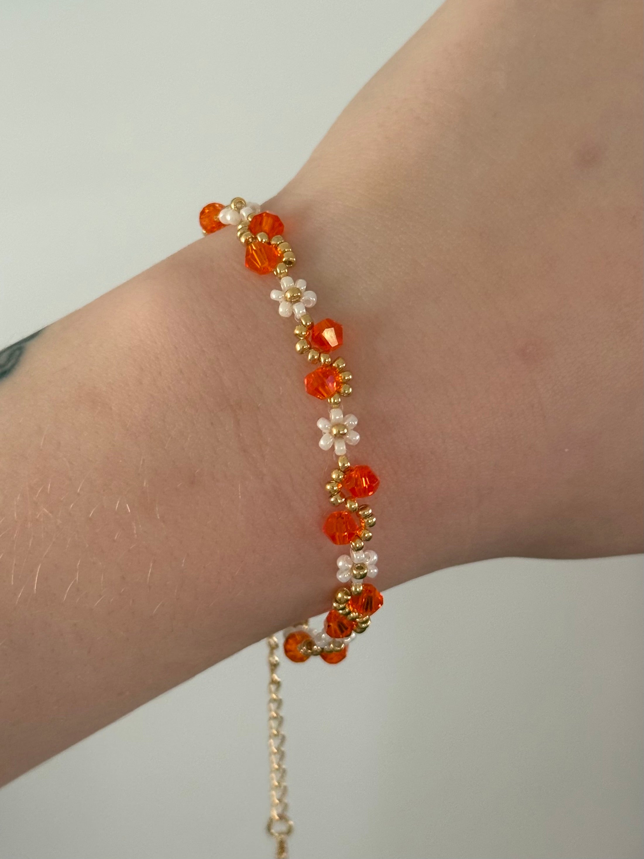 Marigold bracelet stack