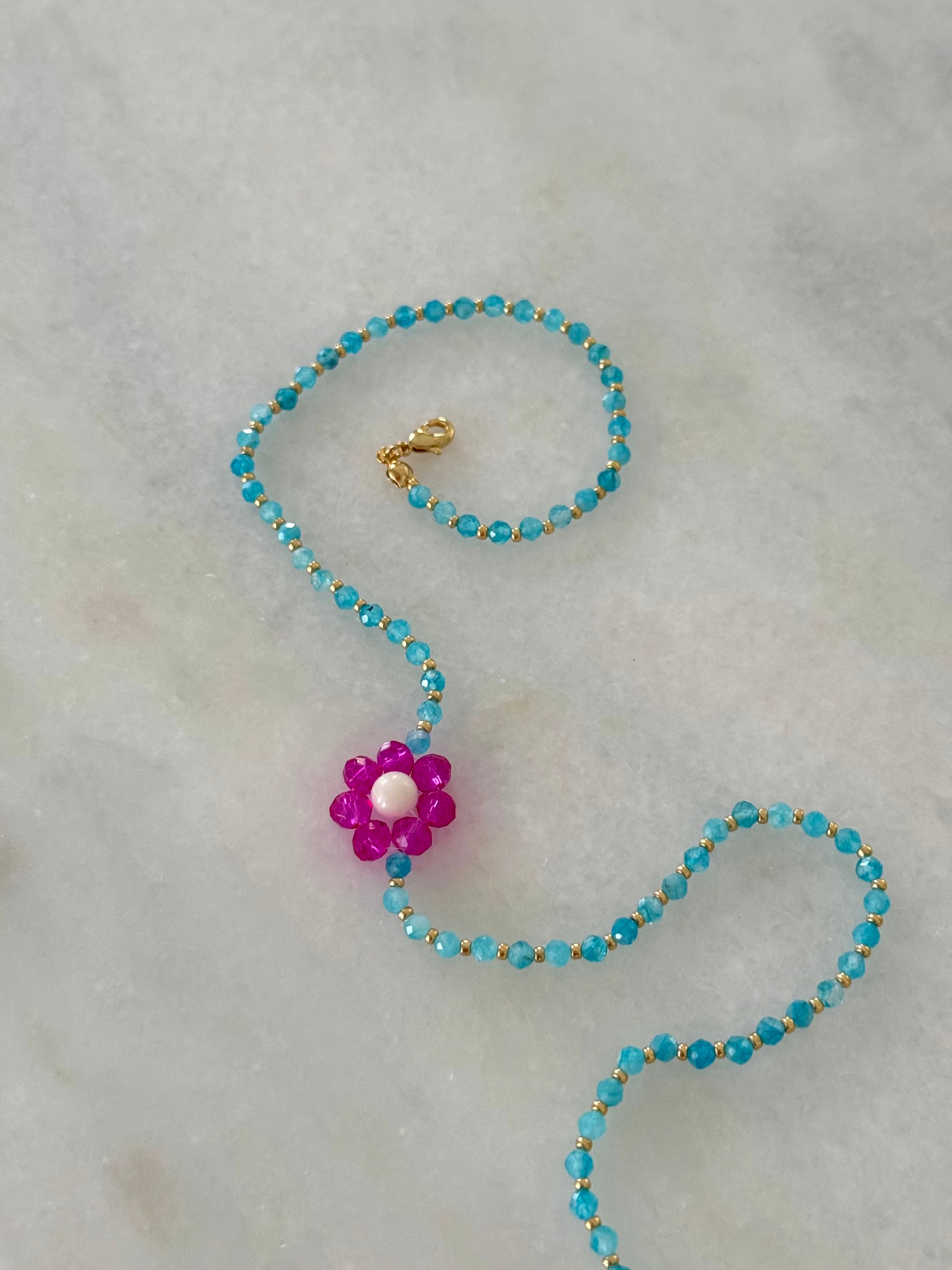 Blue Chalcedony necklace