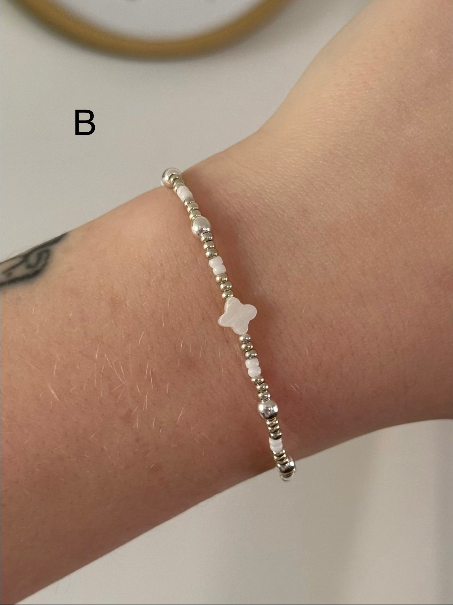 Classic bracelet stack in silver