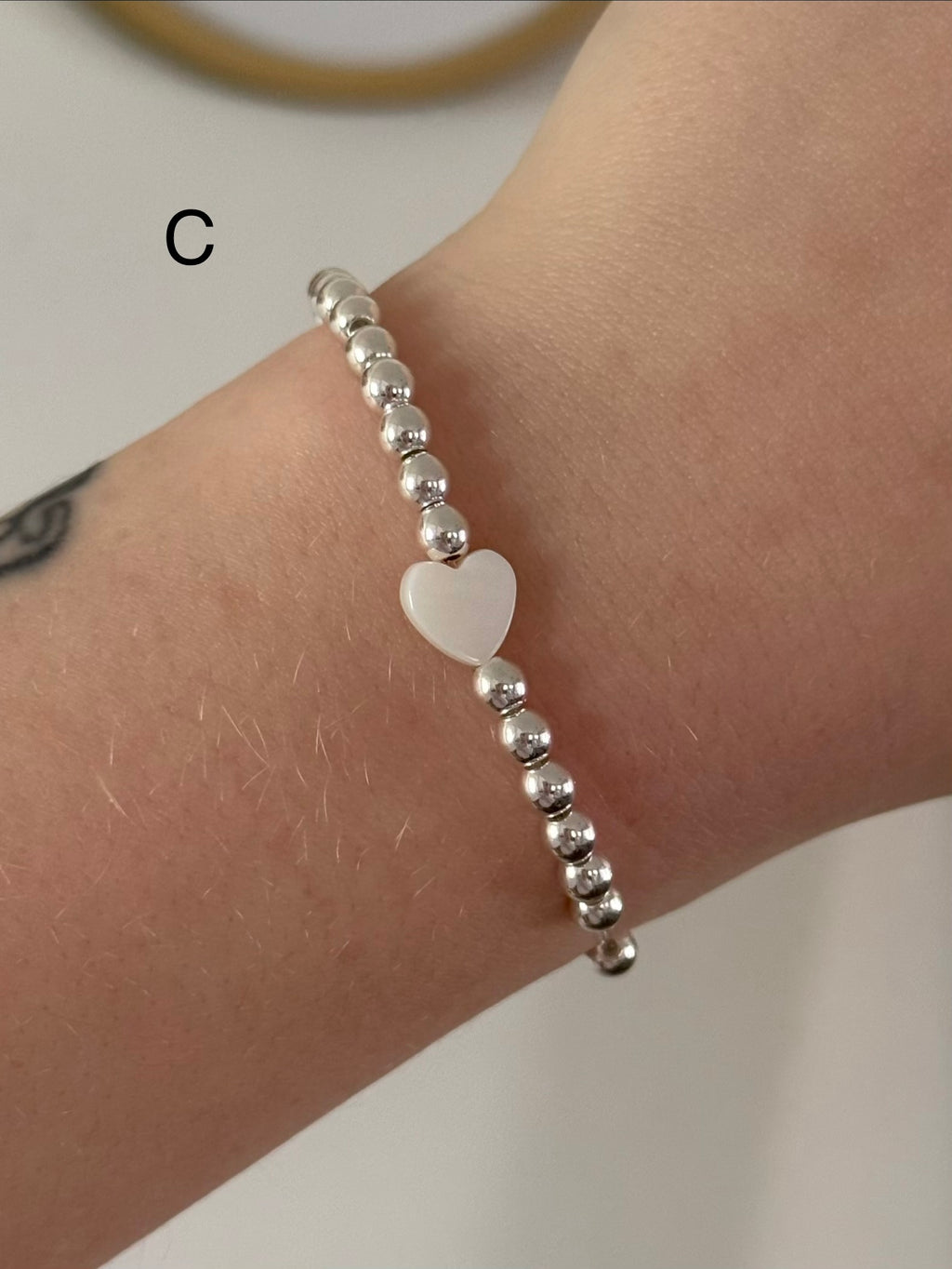 Classic bracelet stack in silver