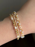 Opalite bracelet stack