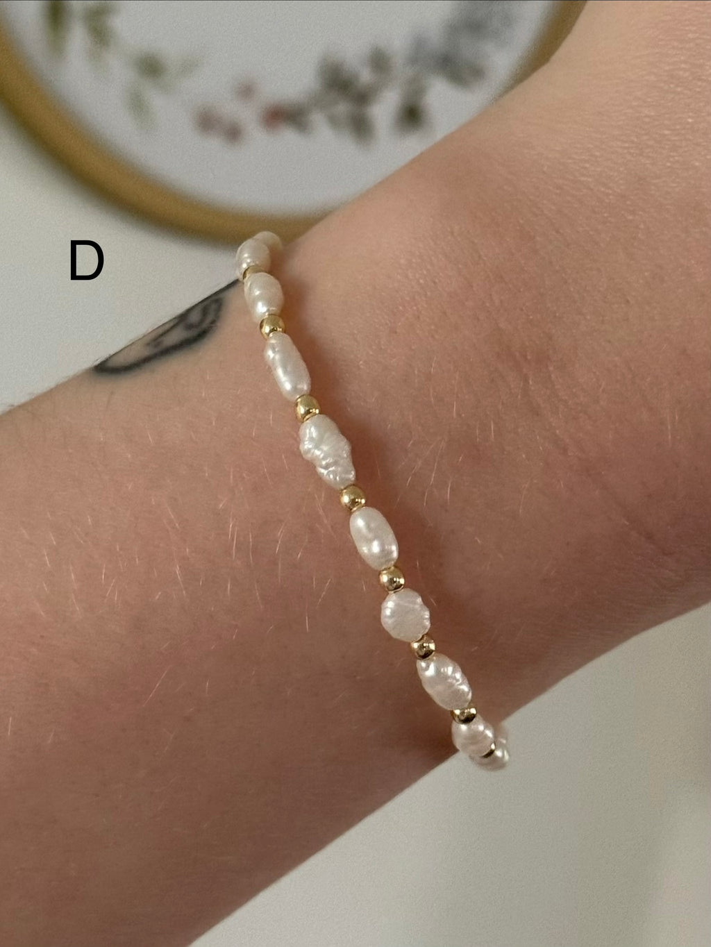 Classic bracelet stack in gold