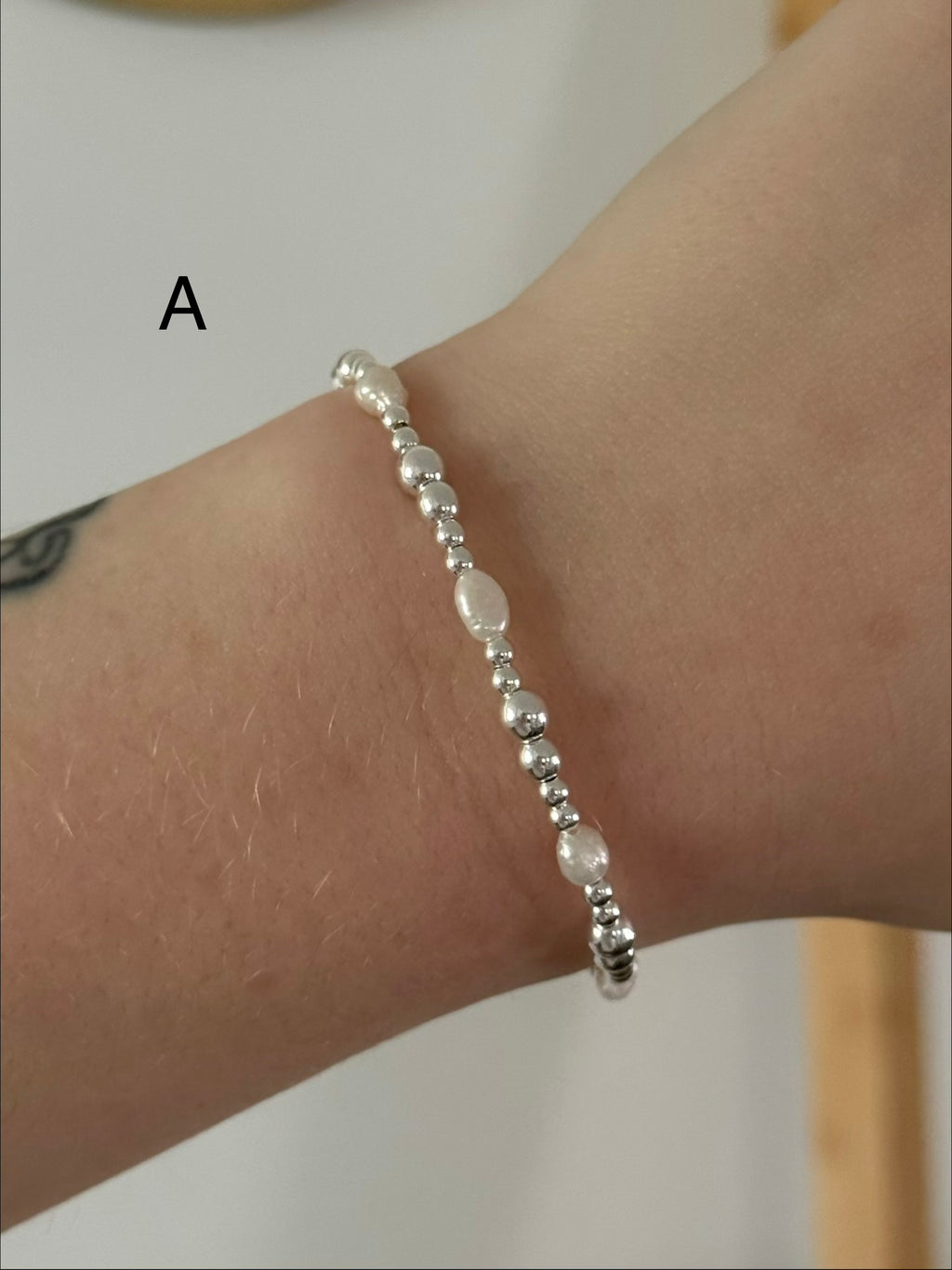 Classic bracelet stack in silver