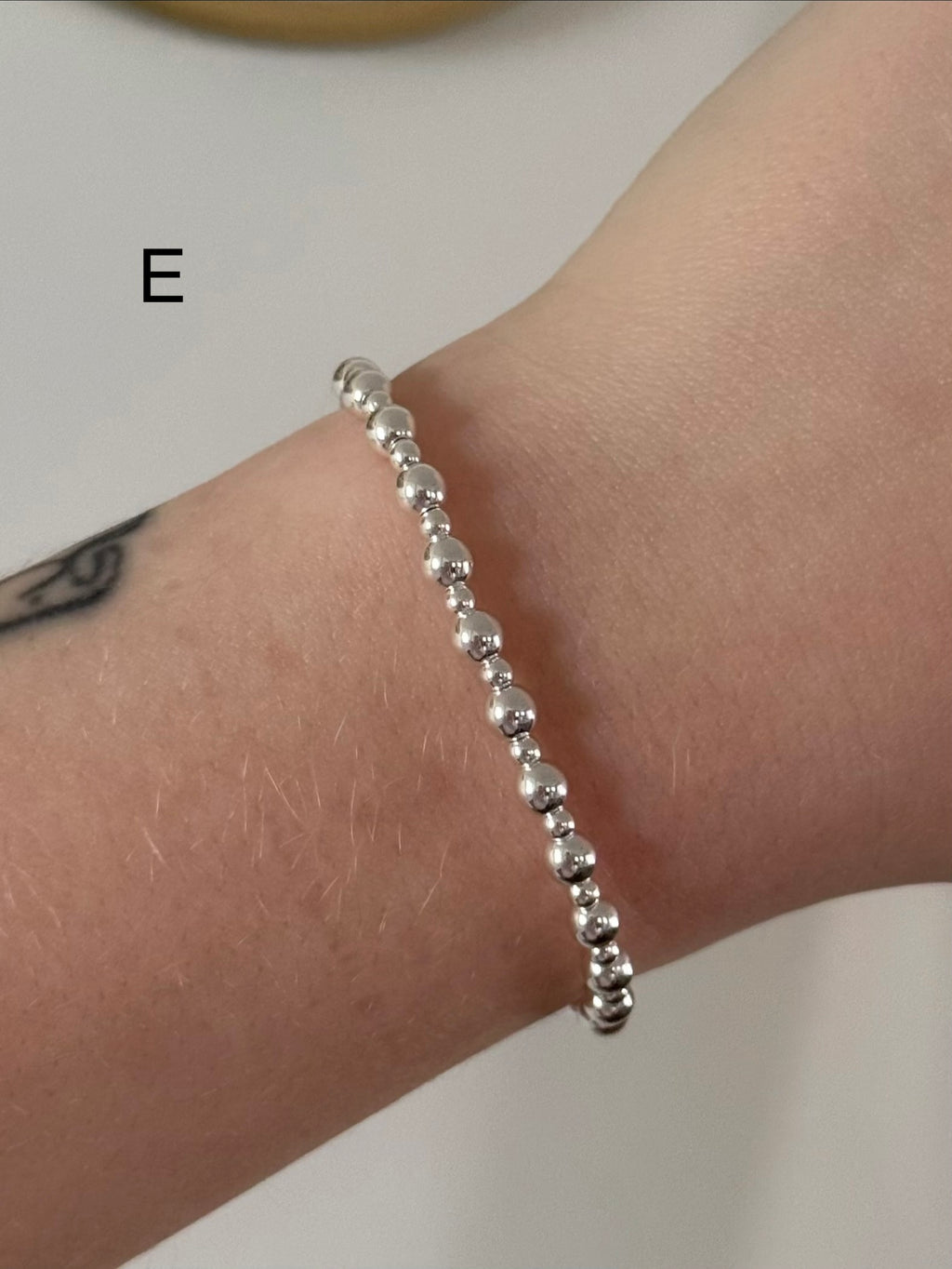 Classic bracelet stack in silver