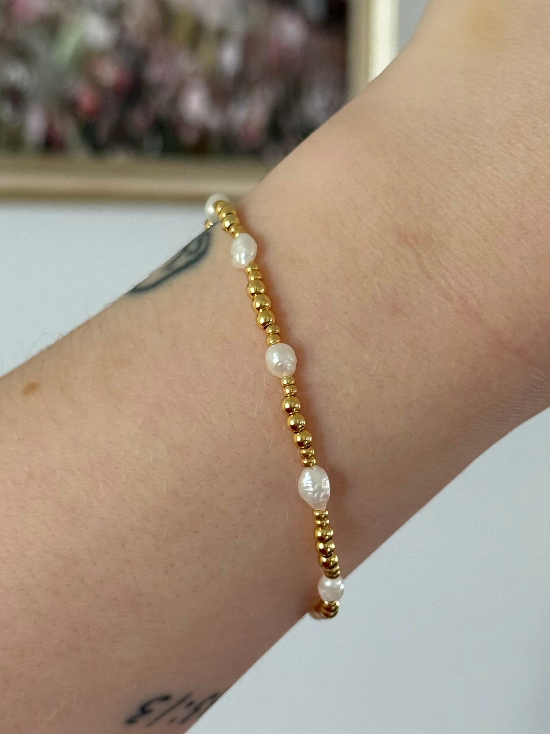 Marigold bracelet stack